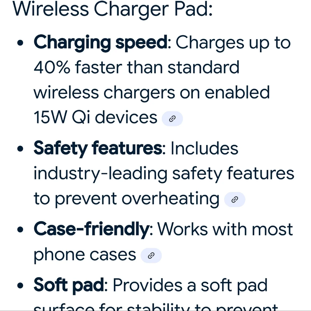 AT&T Wireless Charger Pad Black